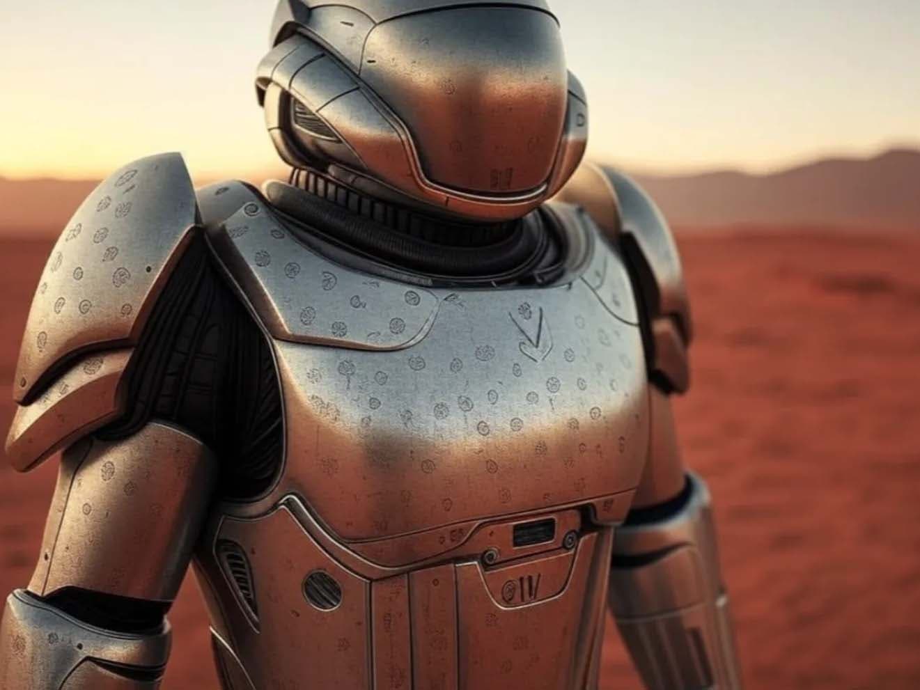 Scientists Martian Power Armor